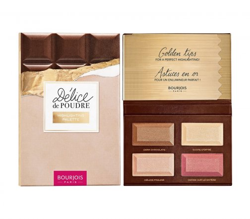 Bourjois Палетка хайлайтеров для лица Delice de Poudre