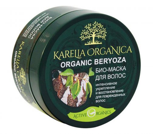 Karelia Organica Маска для волос Organic Beryoza Интенсивное укрепление и восстановление 220мл