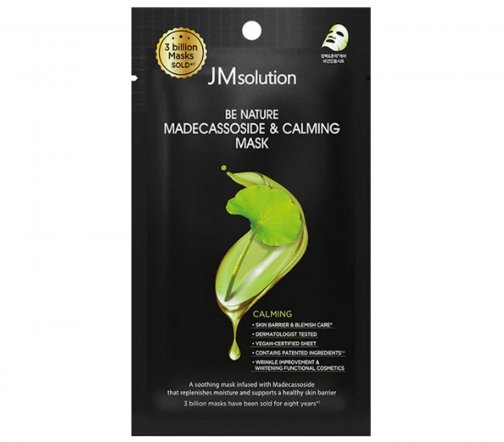 JMSolution Маска тканевая успокаивающая для лица Мадекассосид 24мл