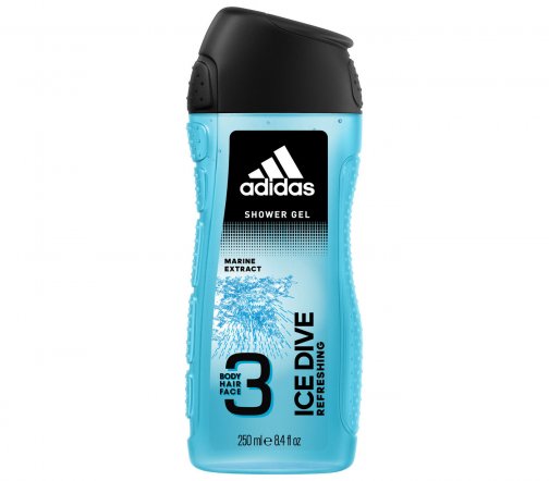 Adidas Ice Dive 3в1 Гель для душа 250мл