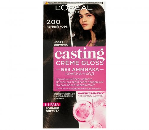 L'Oreal Paris Casting Creme Gloss Краска для волос 200 Черный кофе