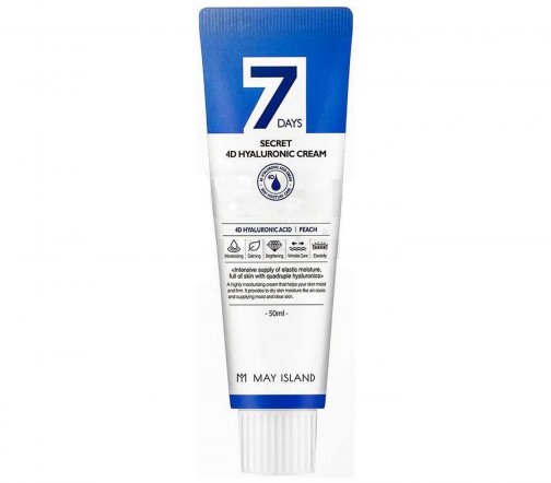 May Island 7 Days Secret 4D Hyaluronic Cream Крем для лица с гиалуроновой кислотой 50мл