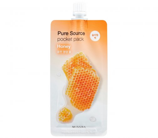 Missha Pure Source Маска ночная кремовая для лица Honey 10мл