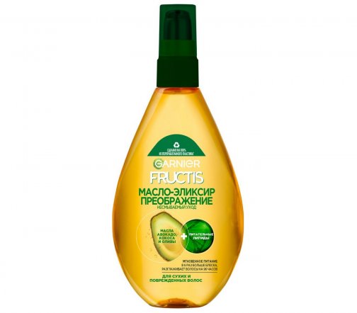 Garnier Fructis Масло-эликсир для волос Преображение 150мл