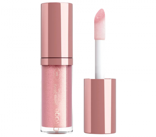 Divage Блеск L.gloss Gloss story 06 peach светло-персиковый с шиммером