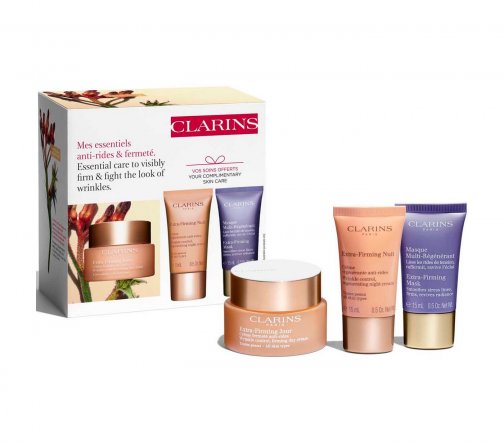 Clarins Extra-Firming Набор Крем дневной 50мл+Маска мультирегенерирующая 15мл+Крем ночной 15мл