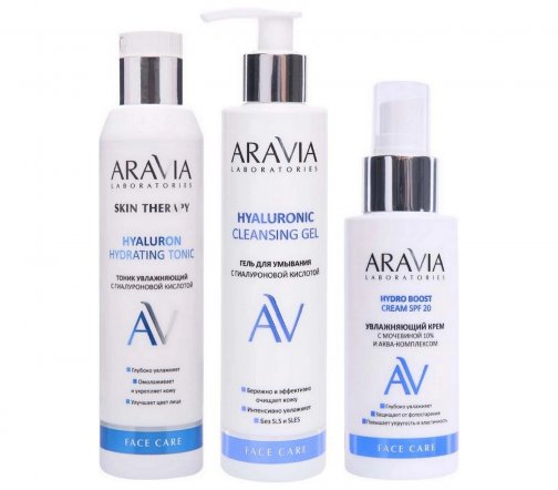 Aravia Laboratories Набор Aqua Splash для глубокого увлажнения кожи лица