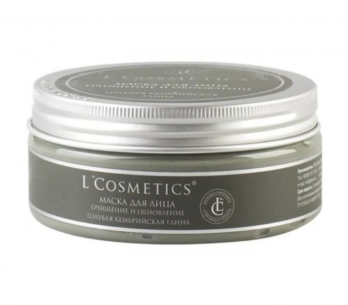 L'Cosmetics Маска для лица Голубая кембрийская глина 250гр