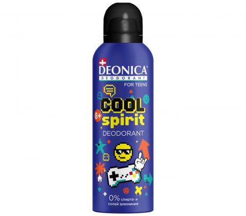 Deonica Дезодорант-спрей детский для мальчиков Cool Spirit 125мл