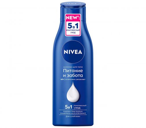 Nivea Молочко для сухой кожи тела Питание и забота 250мл