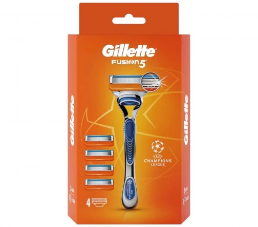 Gillette Men Fusion5 Станок бритвенный с 4 сменными кассетами