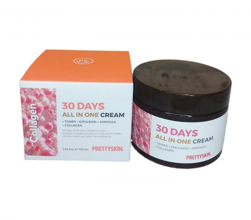 PrettySkin 30 Days All In One Collagen Крем универсальный для лица с коллагеном 100мл