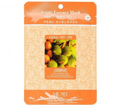 Mijin Essence Маска тканевая для лица Argana 23гр