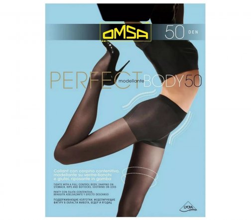 Omsa Колготки Perfect Body 50 den 3-M Черный