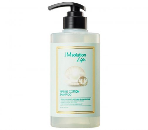 JMSolution Life Marine Cotton Шампунь с экстрактом морского хлопка 500мл