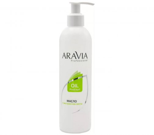 Aravia Professional Масло с экстрактом мяты после депиляции 300мл
