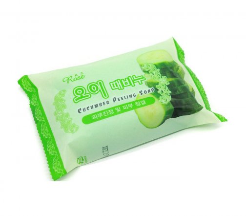 Rose Peeling Soap Cucumber Мыло-пиллинг с огурцом 150гр