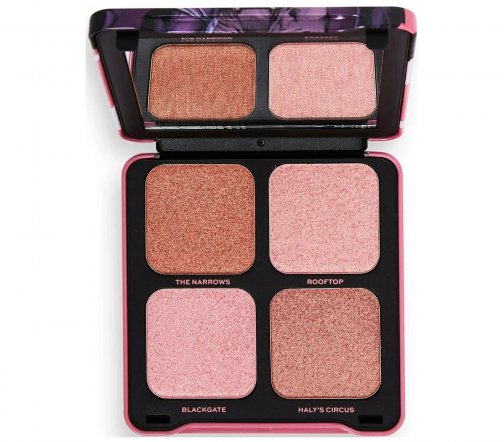 Makeup Revolution Палетка хайлайтеров DC Dangerous Love