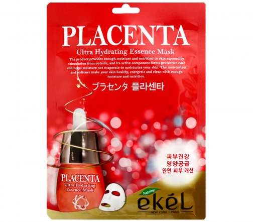 Ekel Маска тканевая для лица Placenta 25мл