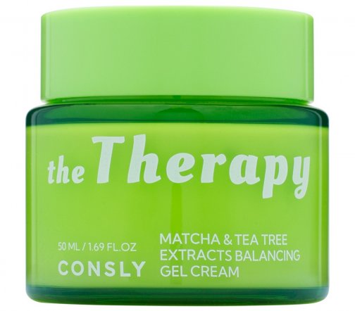 Consly The Therapy Гель-крем балансирующий с экстрактом матча и чайного дерева 50мл