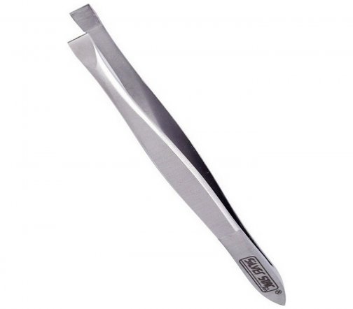 Silver Star Classic Пинцет прямой АТ994 Black