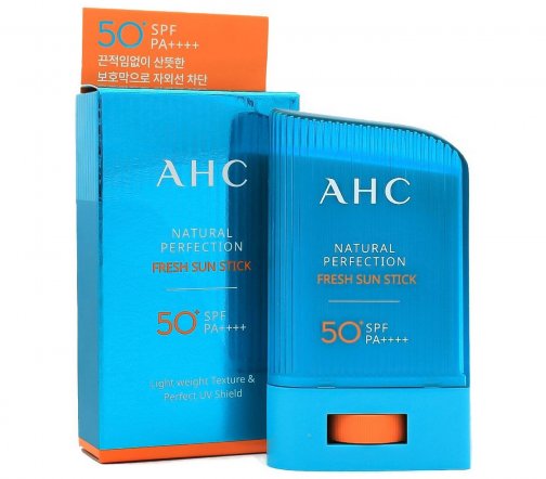 AHC Natural Perfection Fresh Стик солнцезащитный для лица SPF50+ 22гр