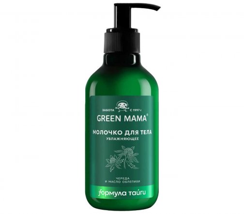 Green Mama Формула Тайги Молочко увлажняющее для тела Череда и масло облепихи 300мл
