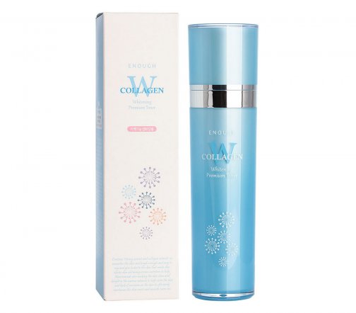 Enough W Collagen Premium Тонер для лица с коллагеном осветляющий 130мл