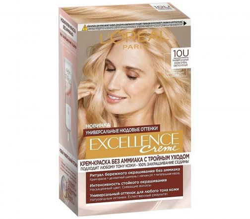 L'Oreal Paris Excellence Universal Nudes Краска для волос 10U Универсальный очень очень светло-русый