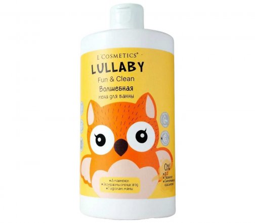 L'Cosmetics Lullaby Пена волшебная детская для ванны Сова 750мл