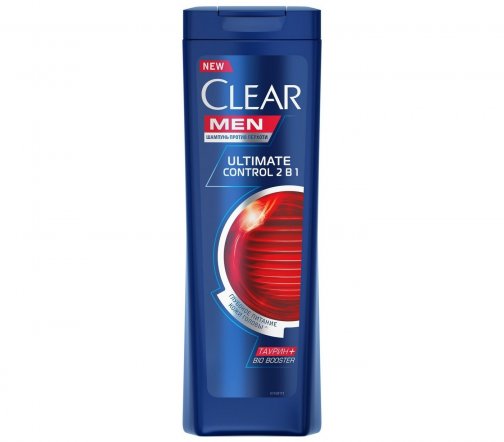 Clear Men Шампунь против перхоти 2в1 Ultimate Control 400мл