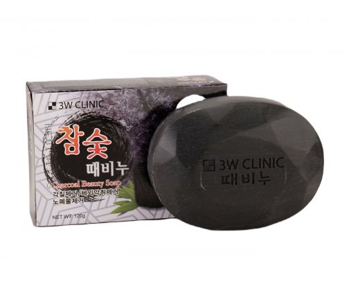 3W Clinic Charcoal Beauty Мыло с древесным углем 120гр