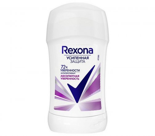 Rexona Усиленная защита Дезодорант-антиперспирант стик Абсолютная уверенность 40мл