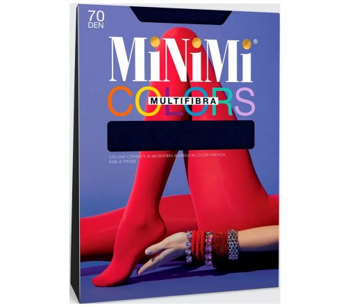 Minimi Колготки Multifibra Colors 3D 70 den  (Темно-синий)
