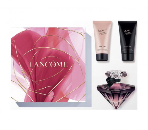 Lancome Tresor La Nuit Набор Парфюмерная вода 50мл+Гель для душа 50мл+Лосьон для тела 50мл