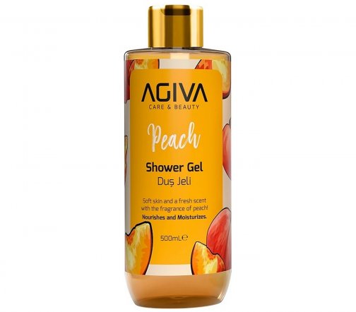 Agiva Гель для душа Персик 500мл