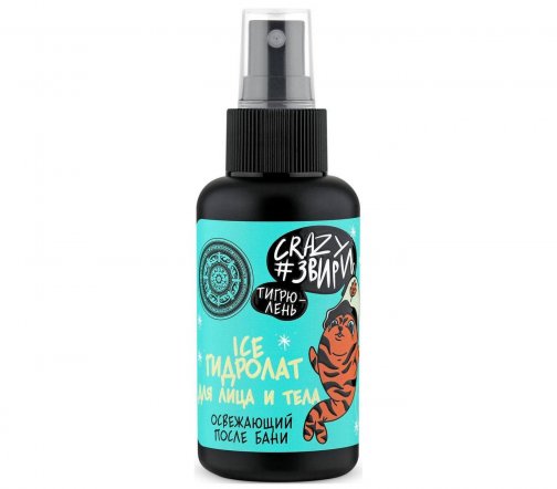 Natura Siberica Crazy #звири Тигрюлень Тоник-гидролат для лица и тела Ice Освежающий после бани 100м