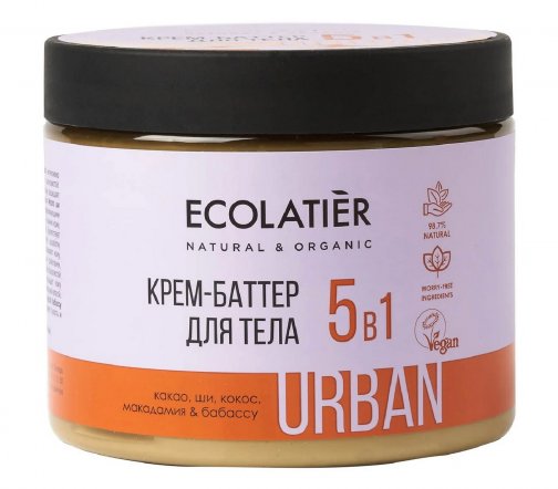 Ecolatier Urban Крем-баттер для тела 5в1 380мл