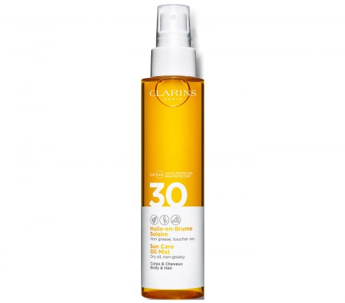Clarins Solaire Масло-спрей солнцезащитное для тела и волос 150мл