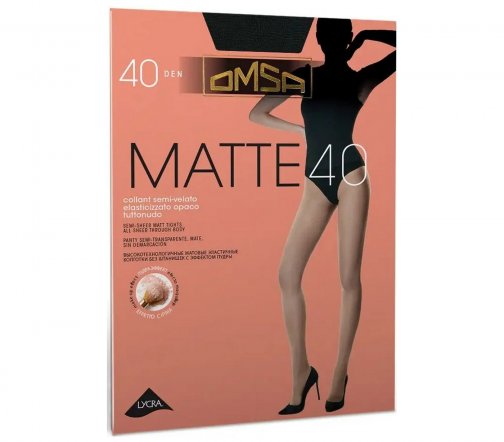 Omsa Колготки Matte 40 den XL Nero