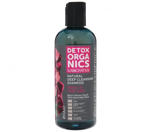 Natura Siberica Detox Organics Kamchatka Шампунь для волос Глубокое очищение 270мл