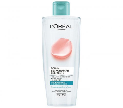 L'Oreal Paris Бесконечная Свежесть Тоник для нормальной и смешанной кожи 200мл