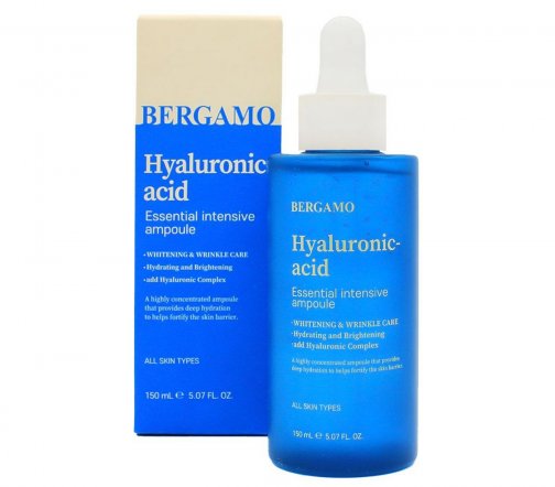 Bergamo Essential Intensive Ampoule Ампула интенсивная Hyaluronic Acid  150мл