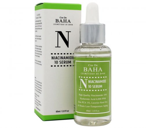 Cos De Baha Niacinamide 10 Сыворотка противовоспалительная для лица с ниацинамидом 60мл