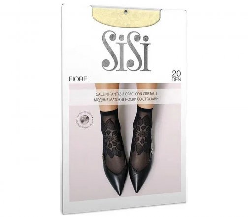 Sisi Носки Fiore 20 den Uni Avorio