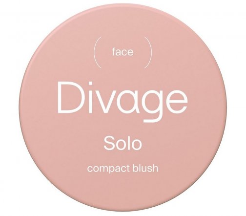Divage Румяна компактные Solo Compact Blush 10 coral коралловый