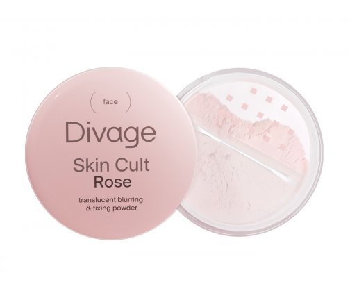Divage Пудра рассыпчатая розовая Skin Cult Rose