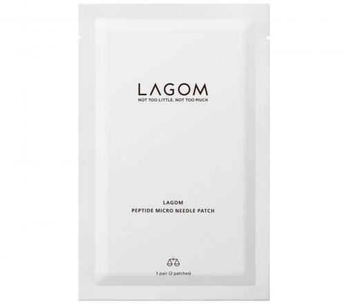 Lagom Peptide Micro Needle Патчи пептидные с микроиглами против морщин под глазами 1 пара