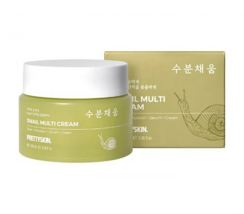 PrettySkin Snail Multi Крем для лица с муцином улитки 100мл