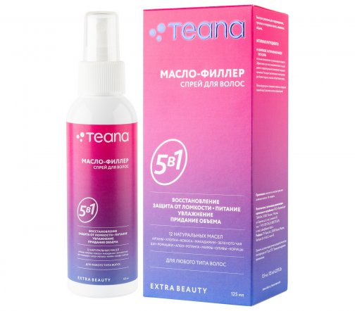 Teana Extra Beauty Спрей для волос Масло-филлер 5в1 125мл